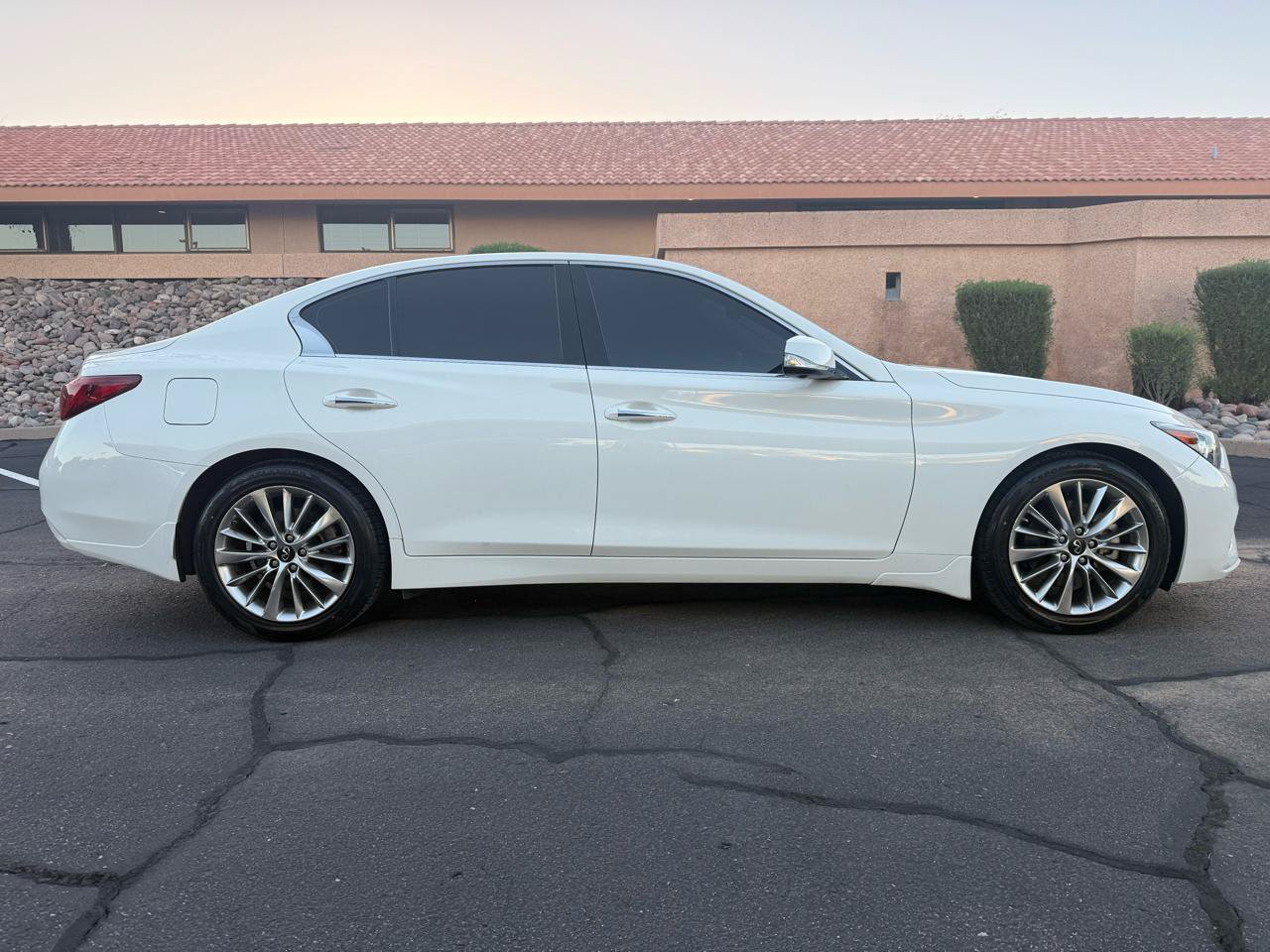 Used 2021 INFINITI Q50 Luxe w/ Seat & Sound Package AWD/4WD image 2