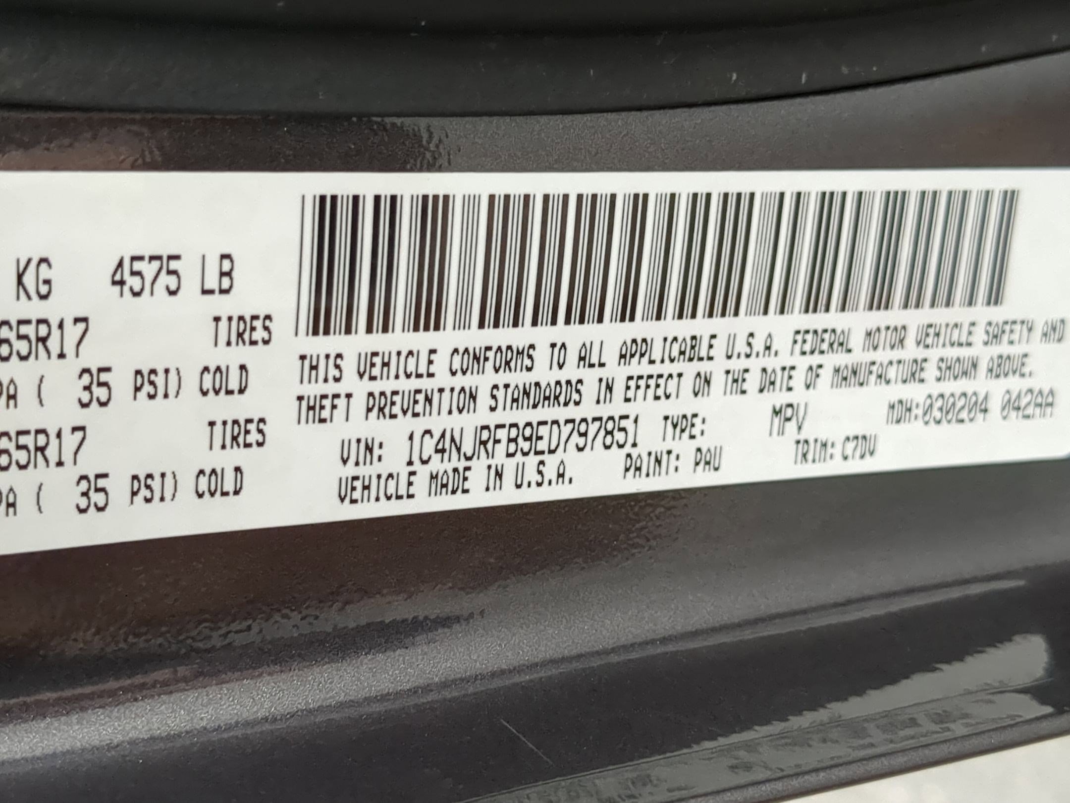 Used 2014 Jeep Patriot Latitude w/ All Weather Capability Group image 21