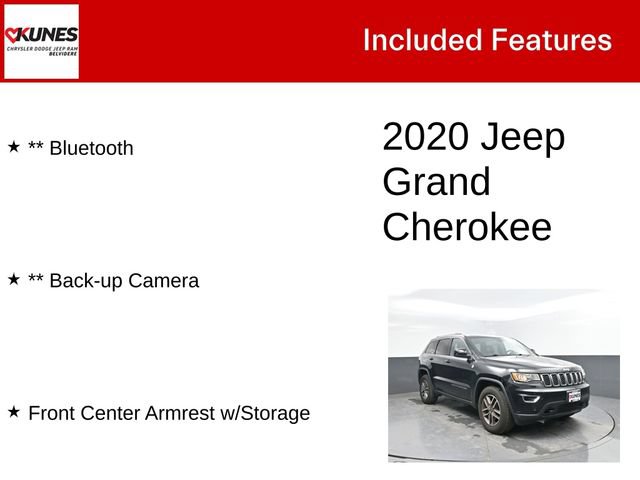 Used 2020 Jeep Grand Cherokee Laredo w/ Quick Order Package 2BN North AWD/4WD image 3