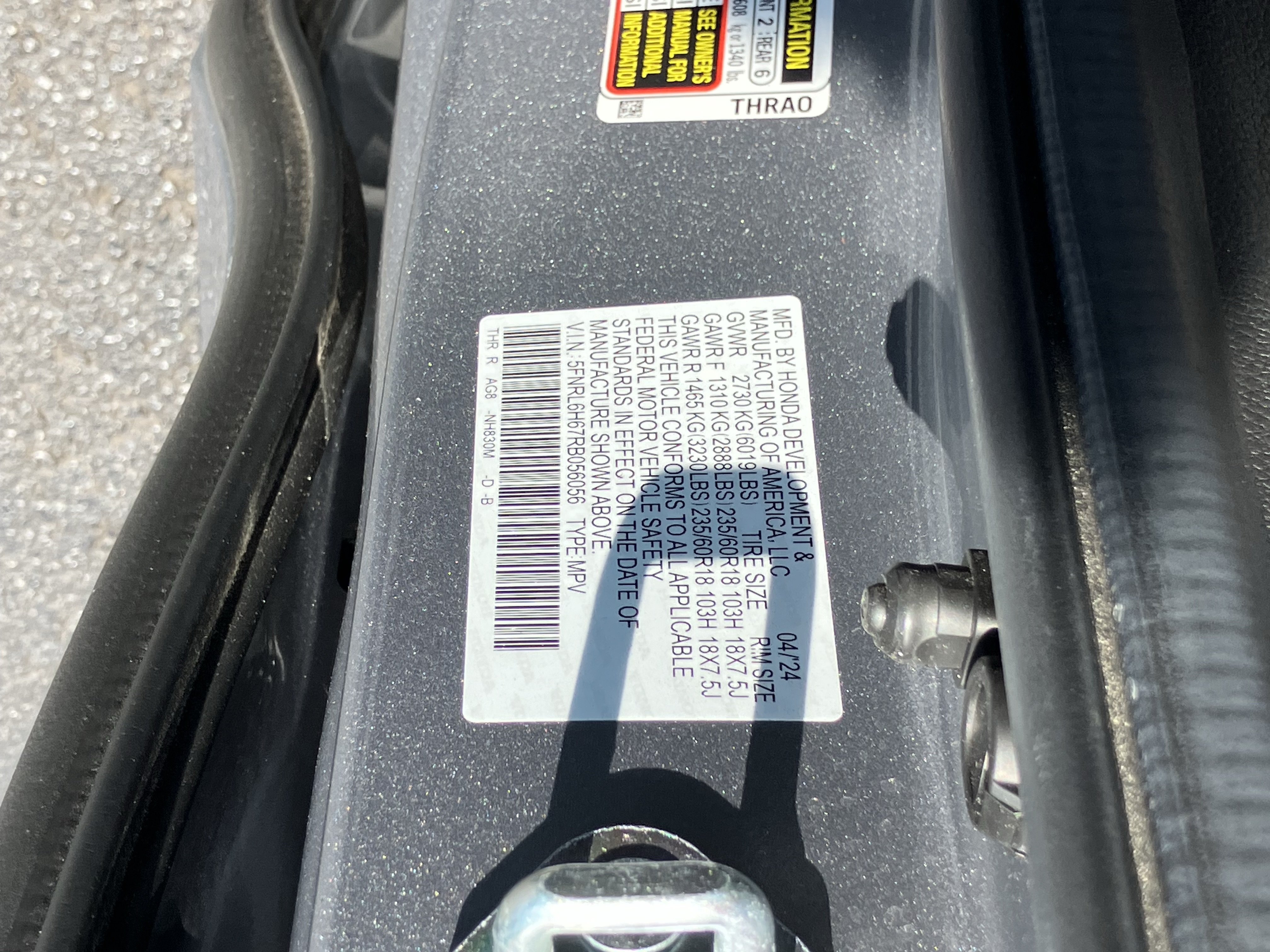 Certified 2024 Honda Odyssey EX-L image 30