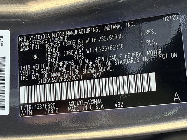 Used 2023 Toyota Highlander XLE FWD image 31