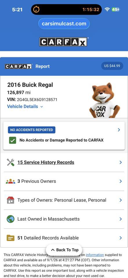 Used 2016 Buick Regal AWD image 10