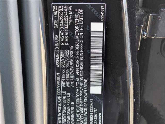 New 2025 Volvo EX90 Ultra w/ Protection Package Premier image 21