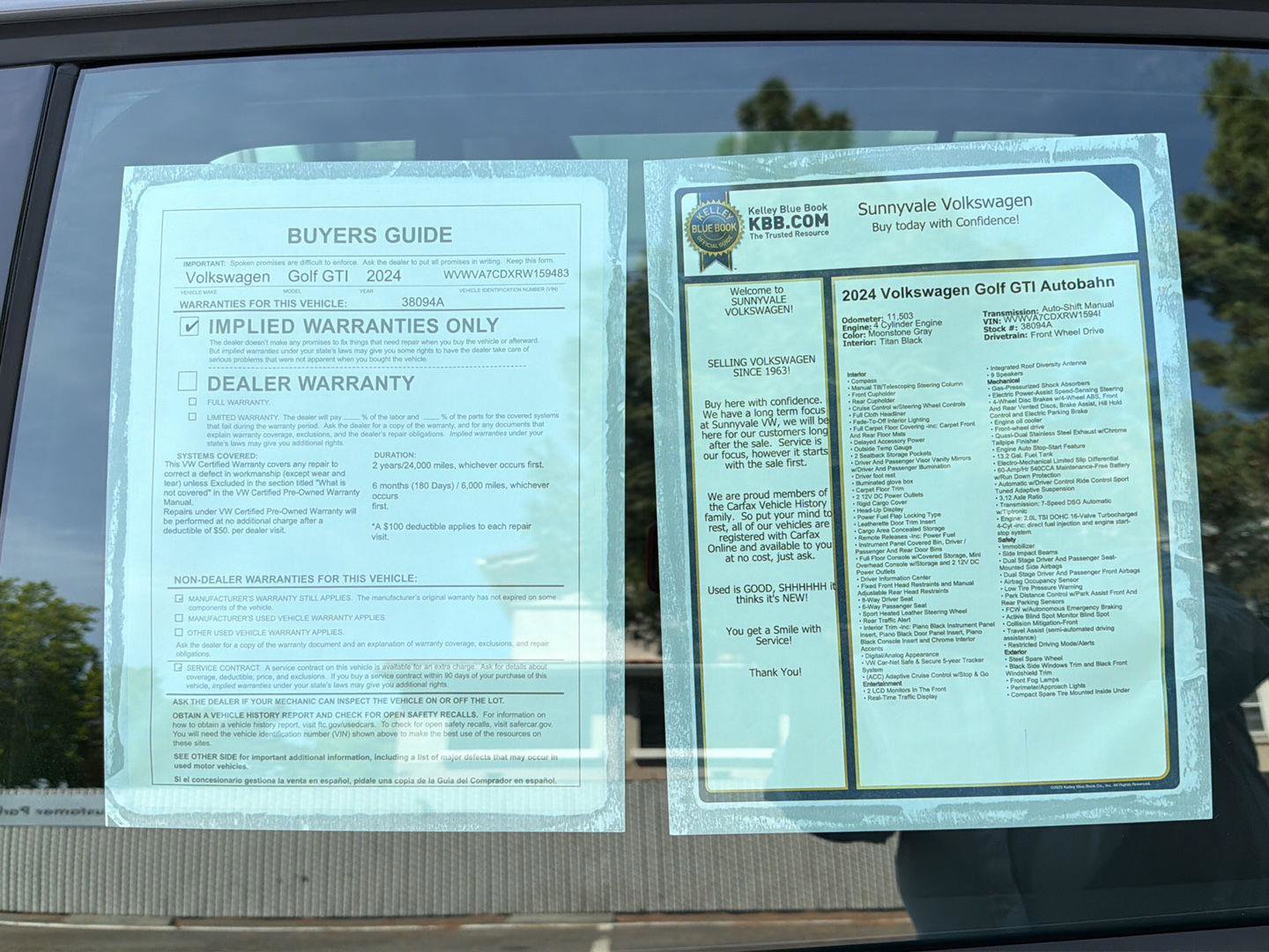 Certified 2024 Volkswagen GTI Autobahn FWD image 15