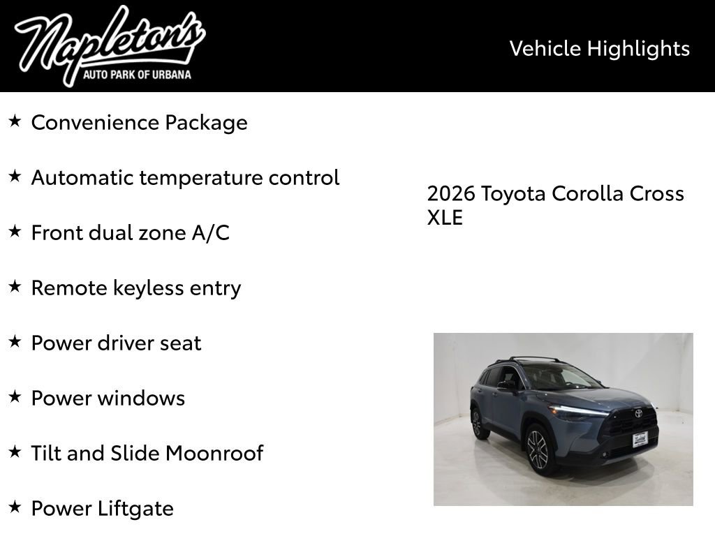 New 2026 Toyota Corolla Cross XLE image 15