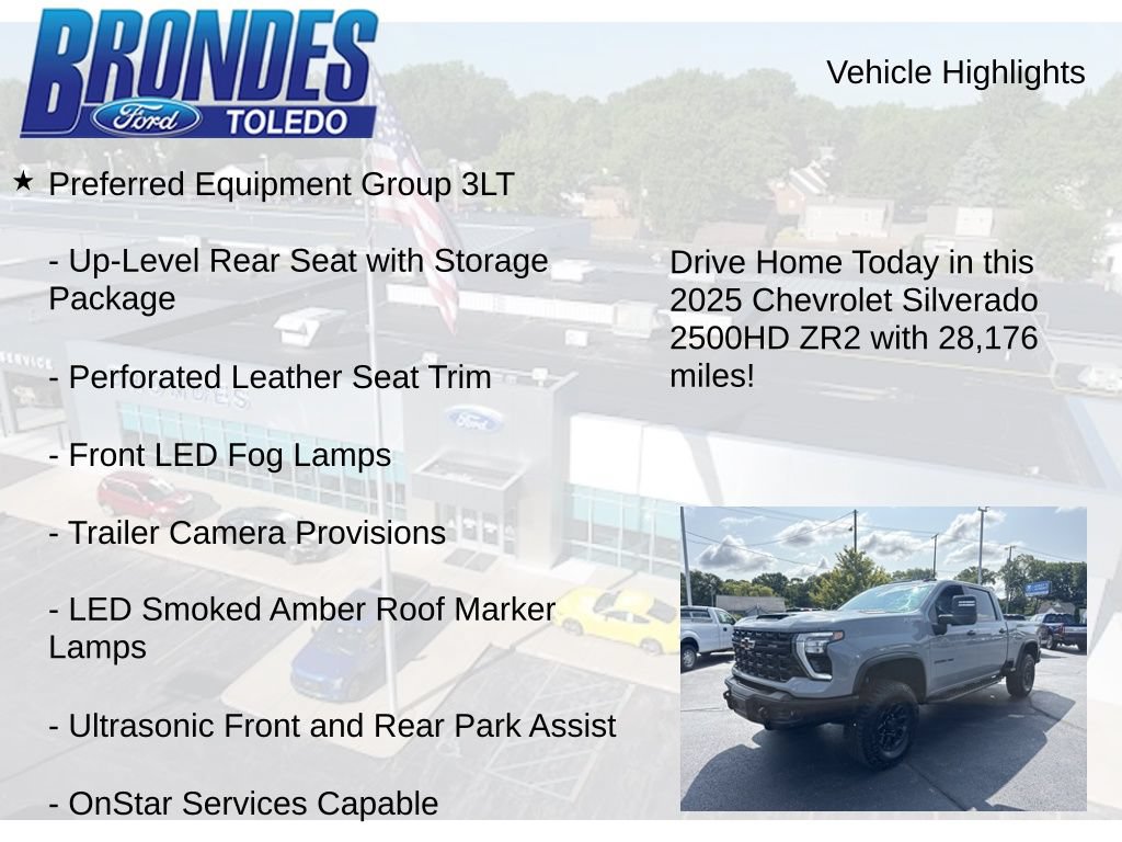 Used 2025 Chevrolet Silverado 2500 ZR2 w/ ZR2 Bison Edition AWD/4WD image 32