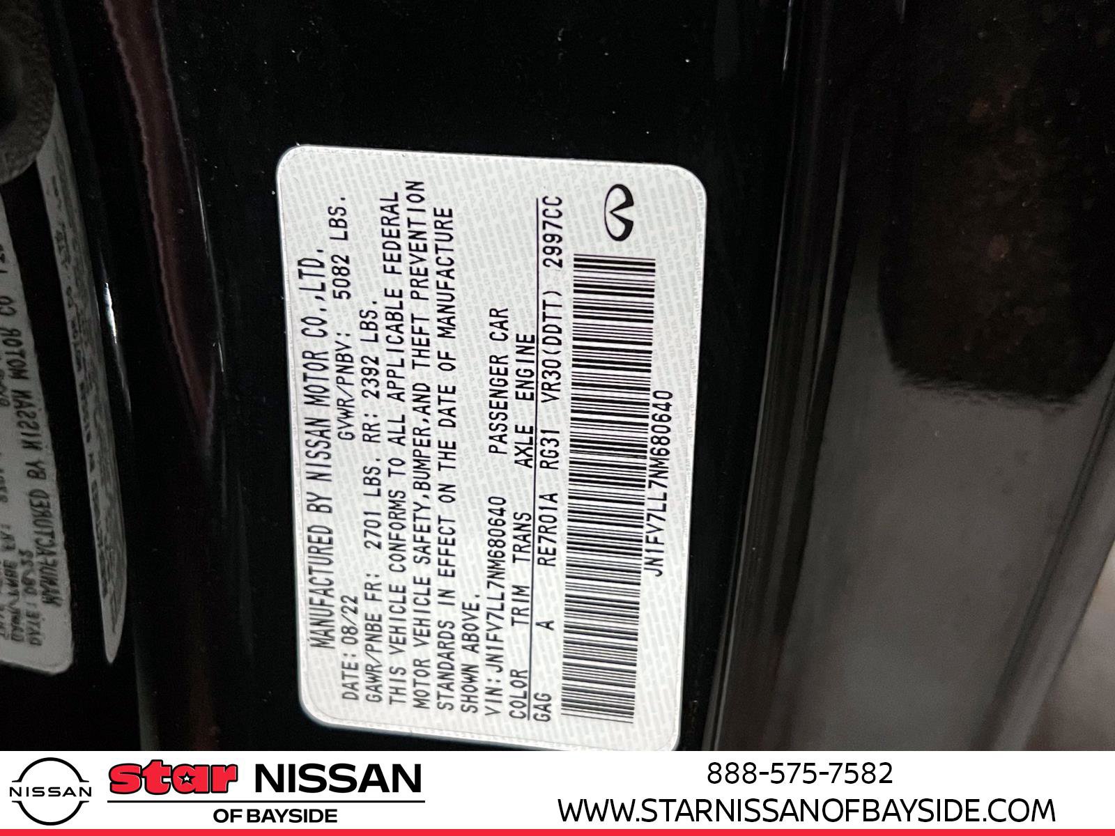 Used 2022 INFINITI Q60 Red Sport 400 w/ Cargo Package image 18