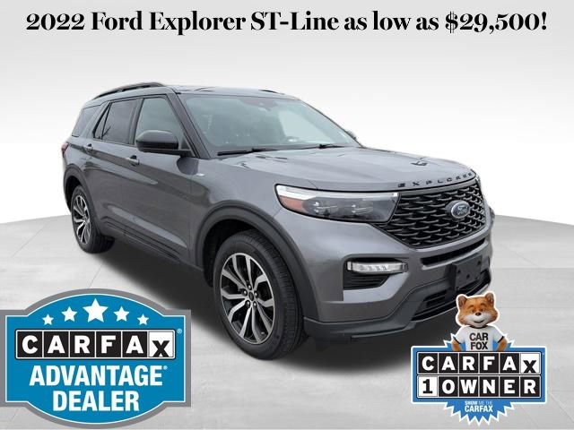 Used 2022 Ford Explorer ST-Line w/ Class IV Trailer Tow Package