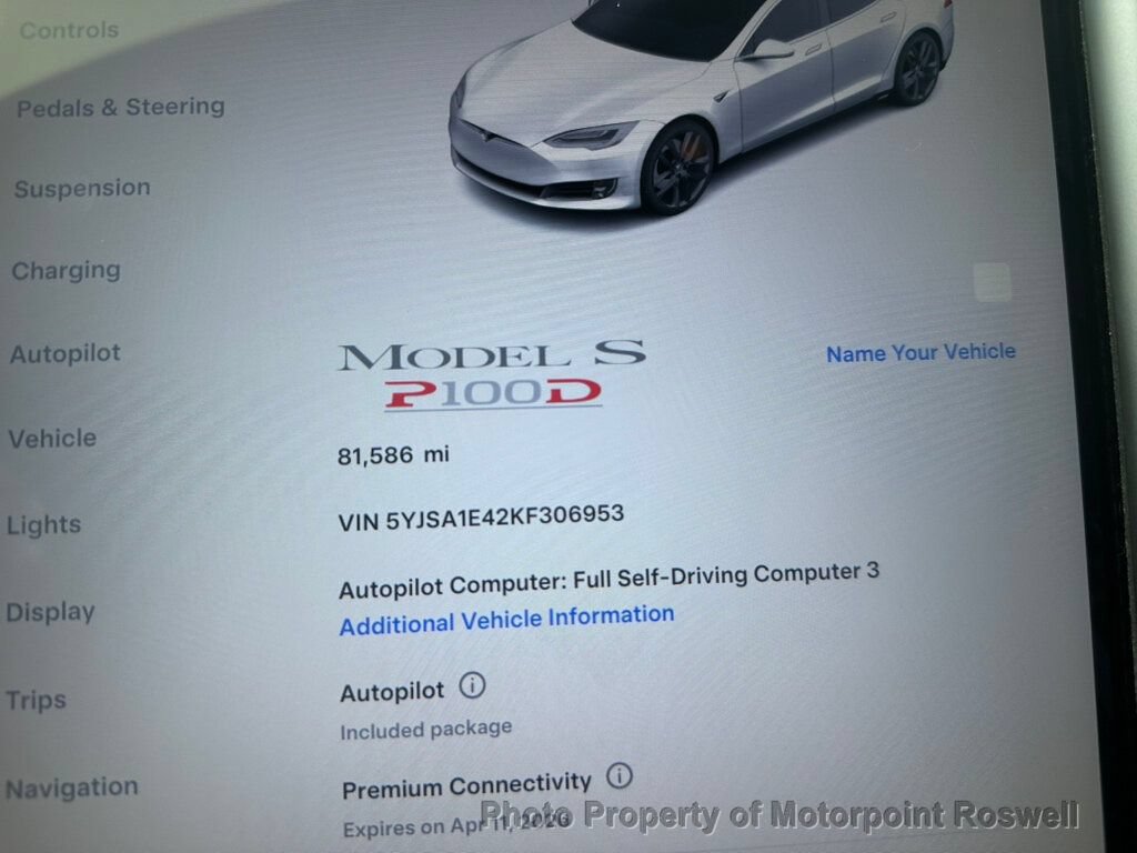 Used 2019 Tesla Model S P100D AWD/4WD image 13