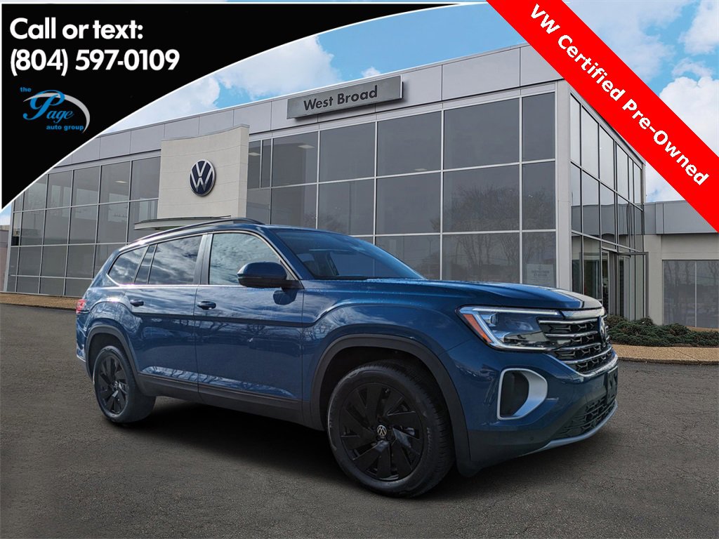 Certified 2025 Volkswagen Atlas SE