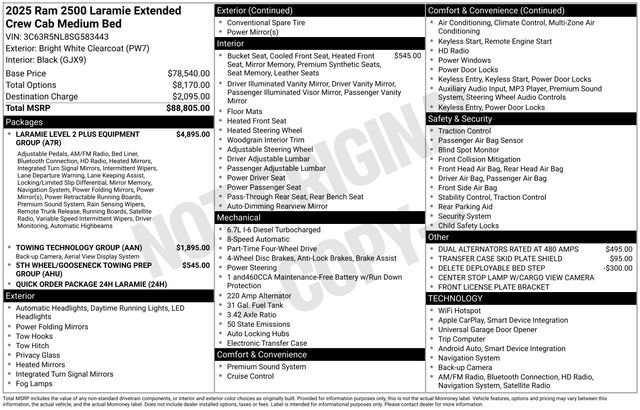 New 2025 RAM 2500 Laramie AWD/4WD image 34