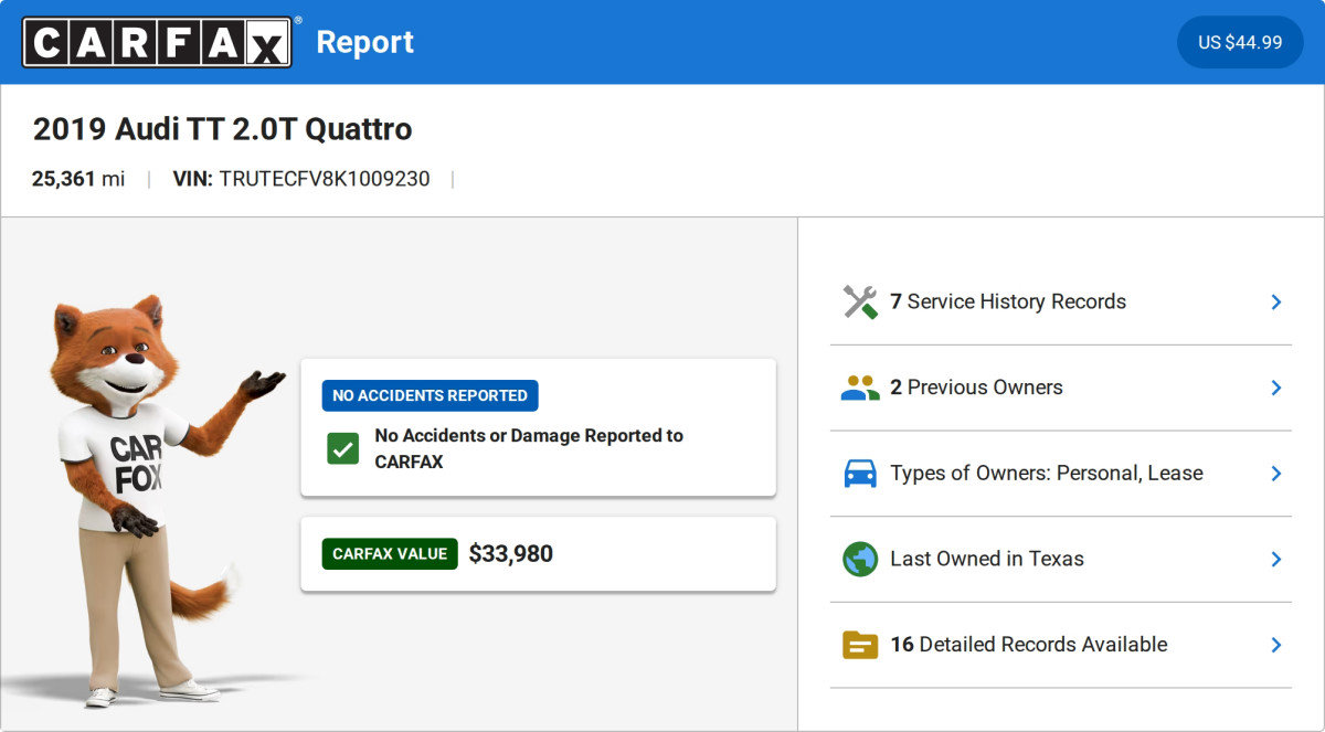 Used 2019 Audi TT 2.0T w/ Technology Package image 16