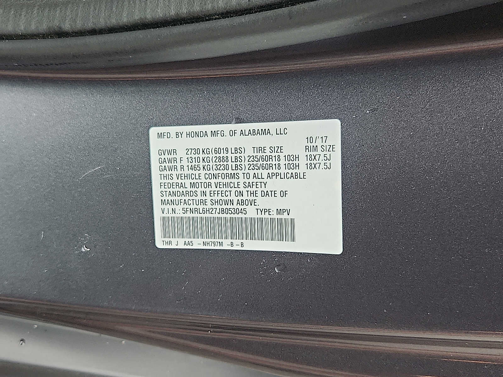 Used 2018 Honda Odyssey LX image 26