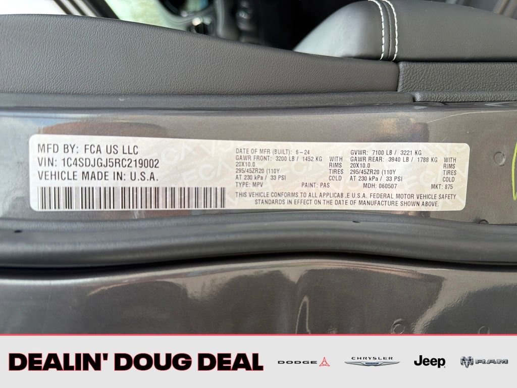 Used 2024 Dodge Durango SRT image 31