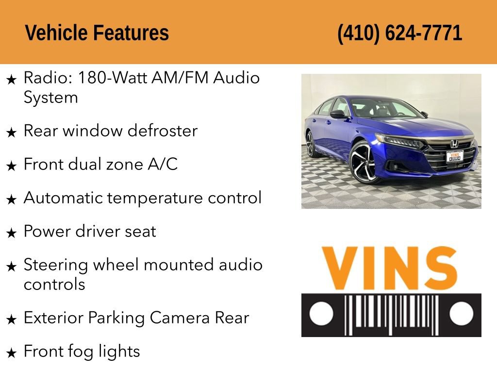 Used 2018 Honda Accord Sport image 5