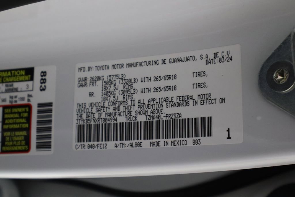 Used 2024 Toyota Tacoma TRD Sport RWD image 36