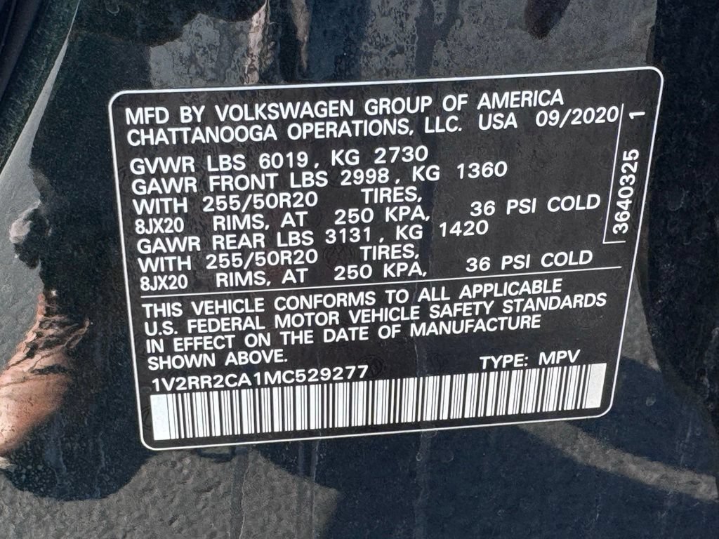 Used 2021 Volkswagen Atlas SE w/ Panoramic Sunroof Package AWD/4WD image 46