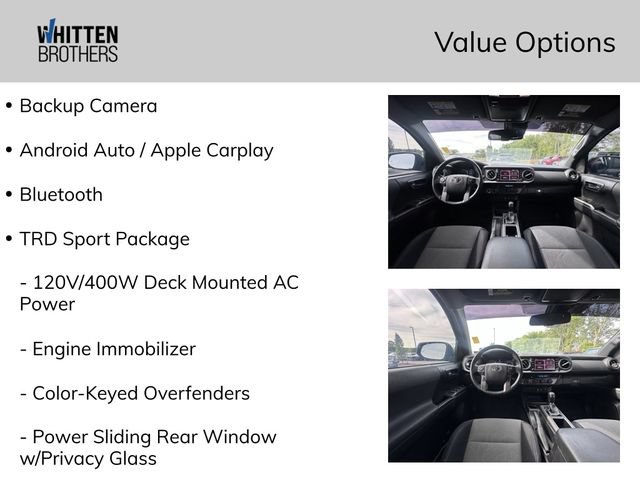 Used 2021 Toyota Tacoma TRD Sport w/ Technology Package AWD/4WD image 4
