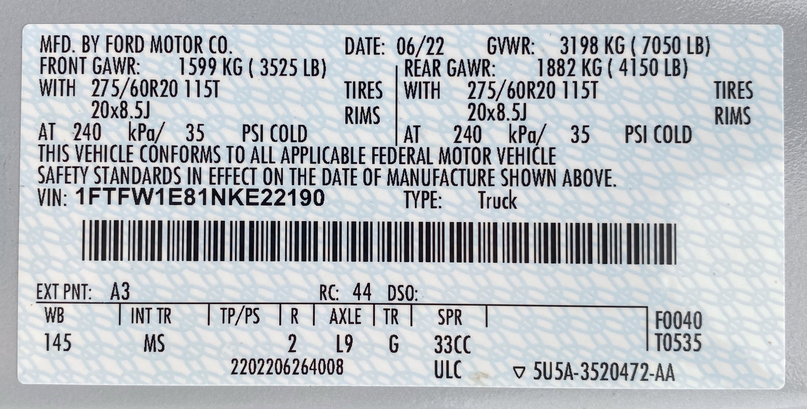 Used 2022 Ford F150 XLT w/ Equipment Group 302A High image 47