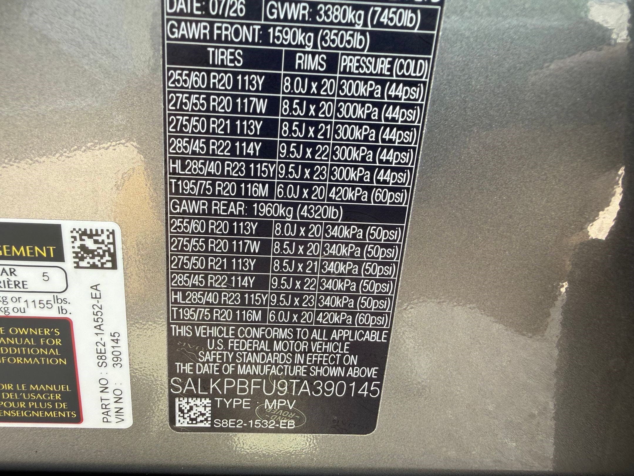 New 2026 Land Rover Range Rover Long Wheelbase SE AWD/4WD image 31