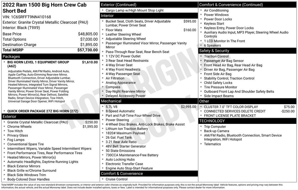 Used 2022 RAM 1500 Big Horn image 4
