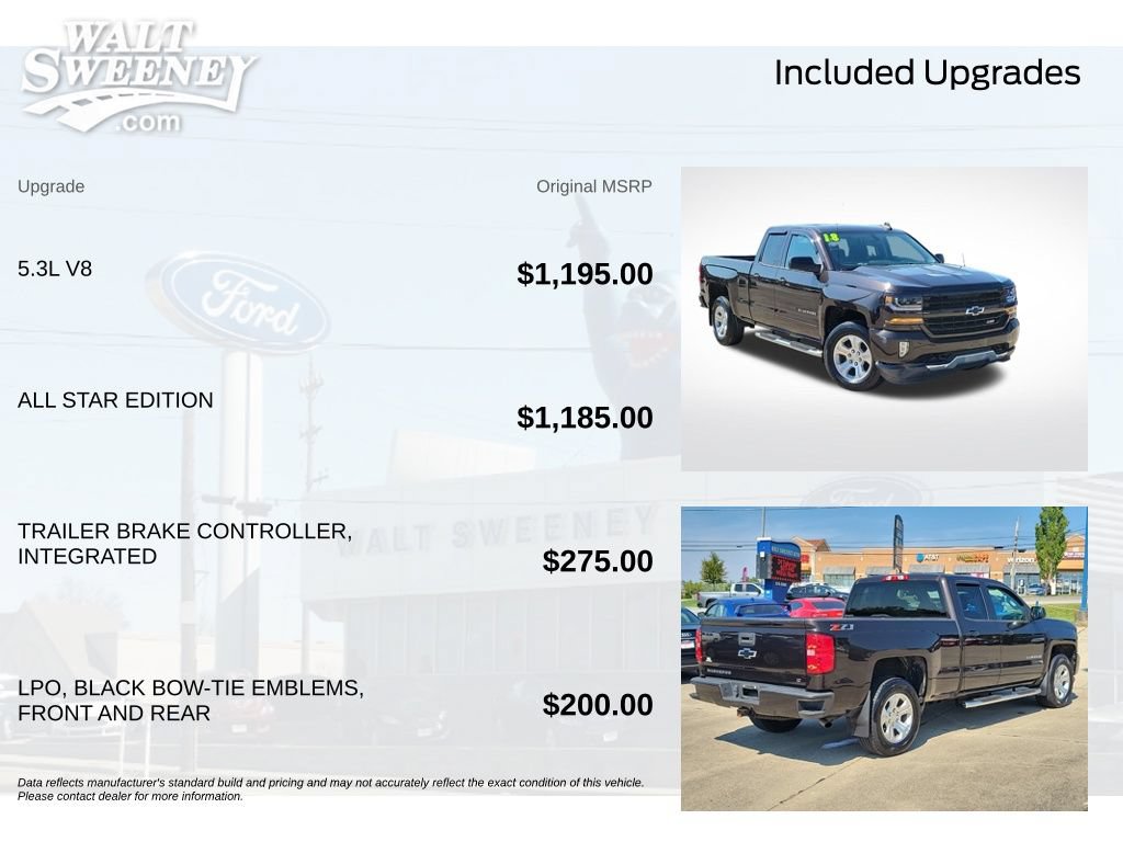 Used 2018 Chevrolet Silverado 1500 LT w/ All Star Edition AWD/4WD image 12