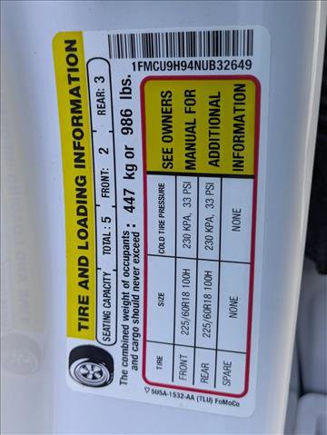 Used 2022 Ford Escape SEL w/ Class II Trailer Tow Package image 14