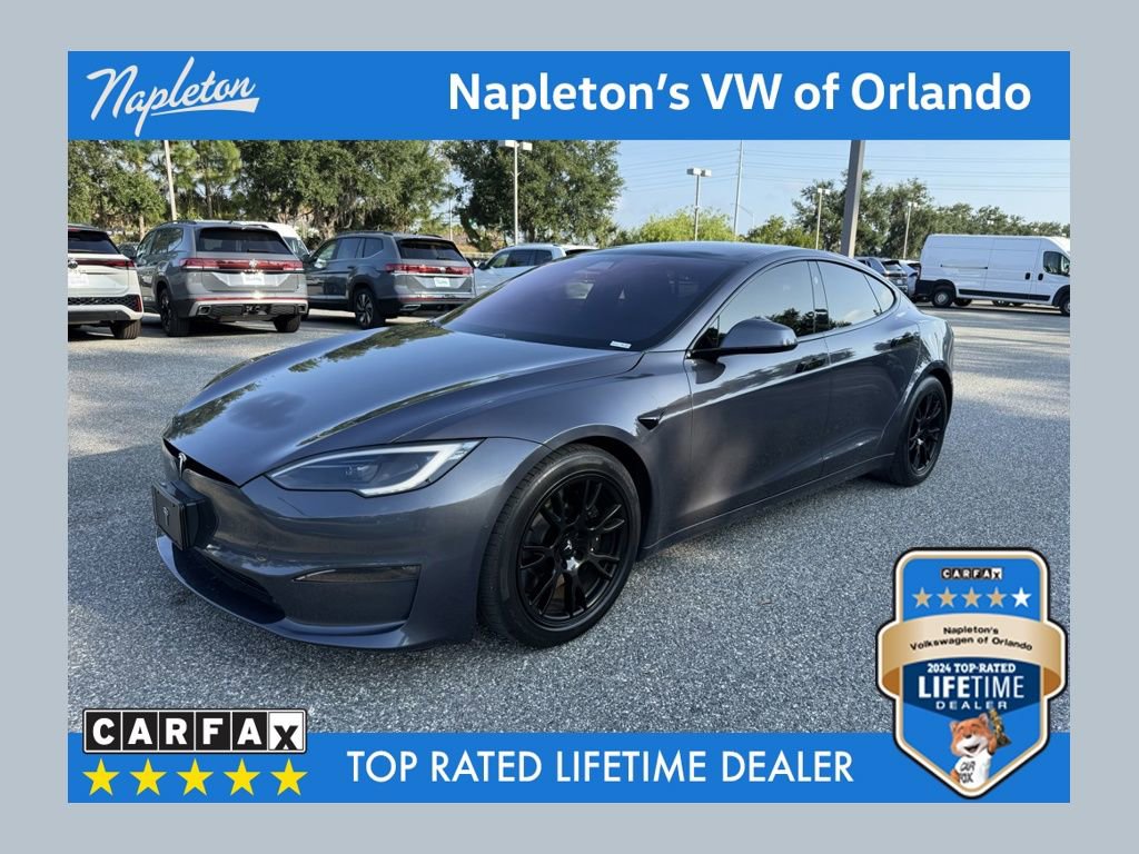 Used 2022 Tesla Model S Plaid AWD/4WD image 1