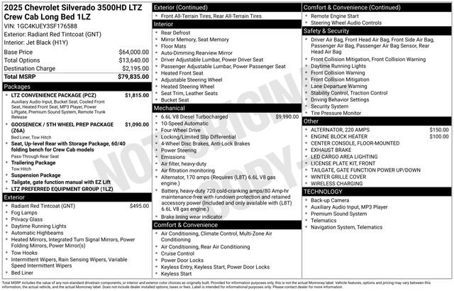 Used 2025 Chevrolet Silverado 3500 LTZ w/ LTZ Convenience Package image 22