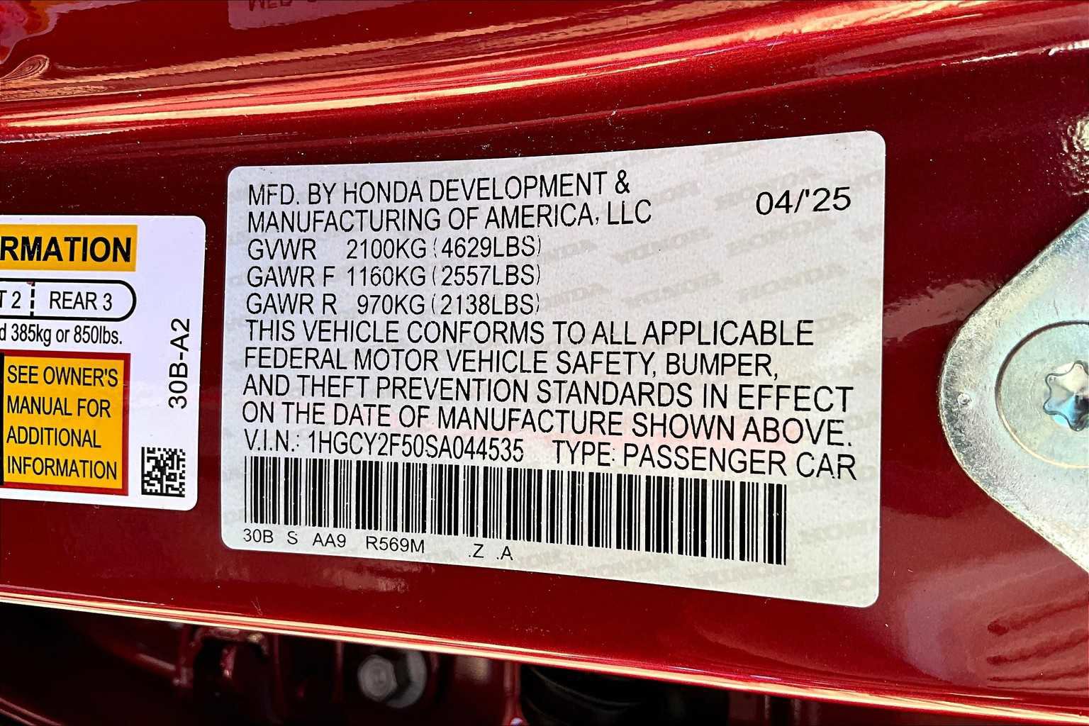 New 2025 Honda Accord Sport image 14