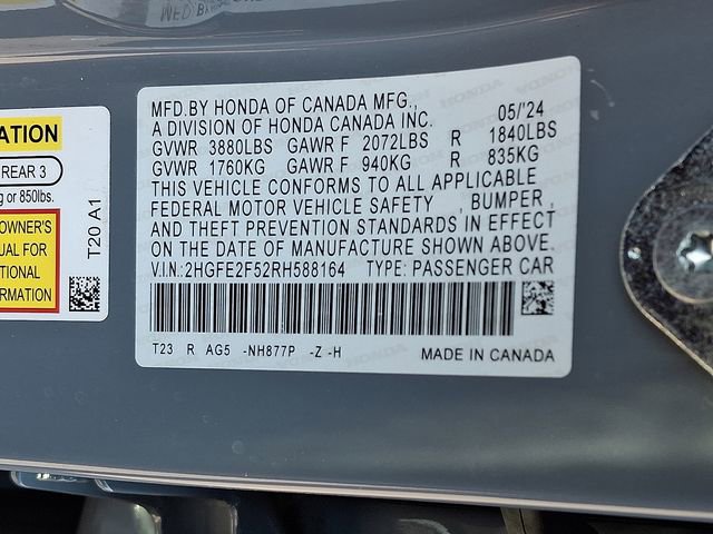 Used 2024 Honda Civic Sport image 26