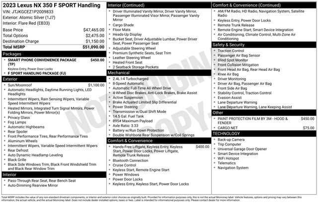 Used 2023 Lexus NX 350 F Sport image 18