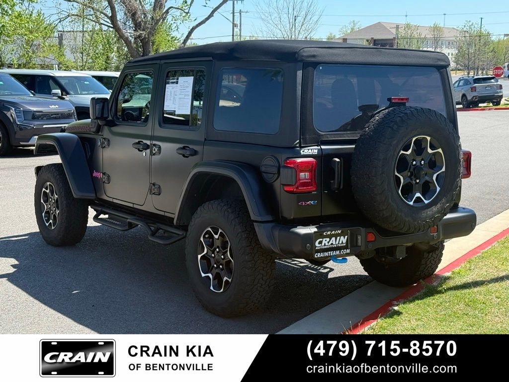 Used 2021 Jeep Wrangler Unlimited Rubicon 4xe w/ Steel Bumper Group AWD/4WD image 5