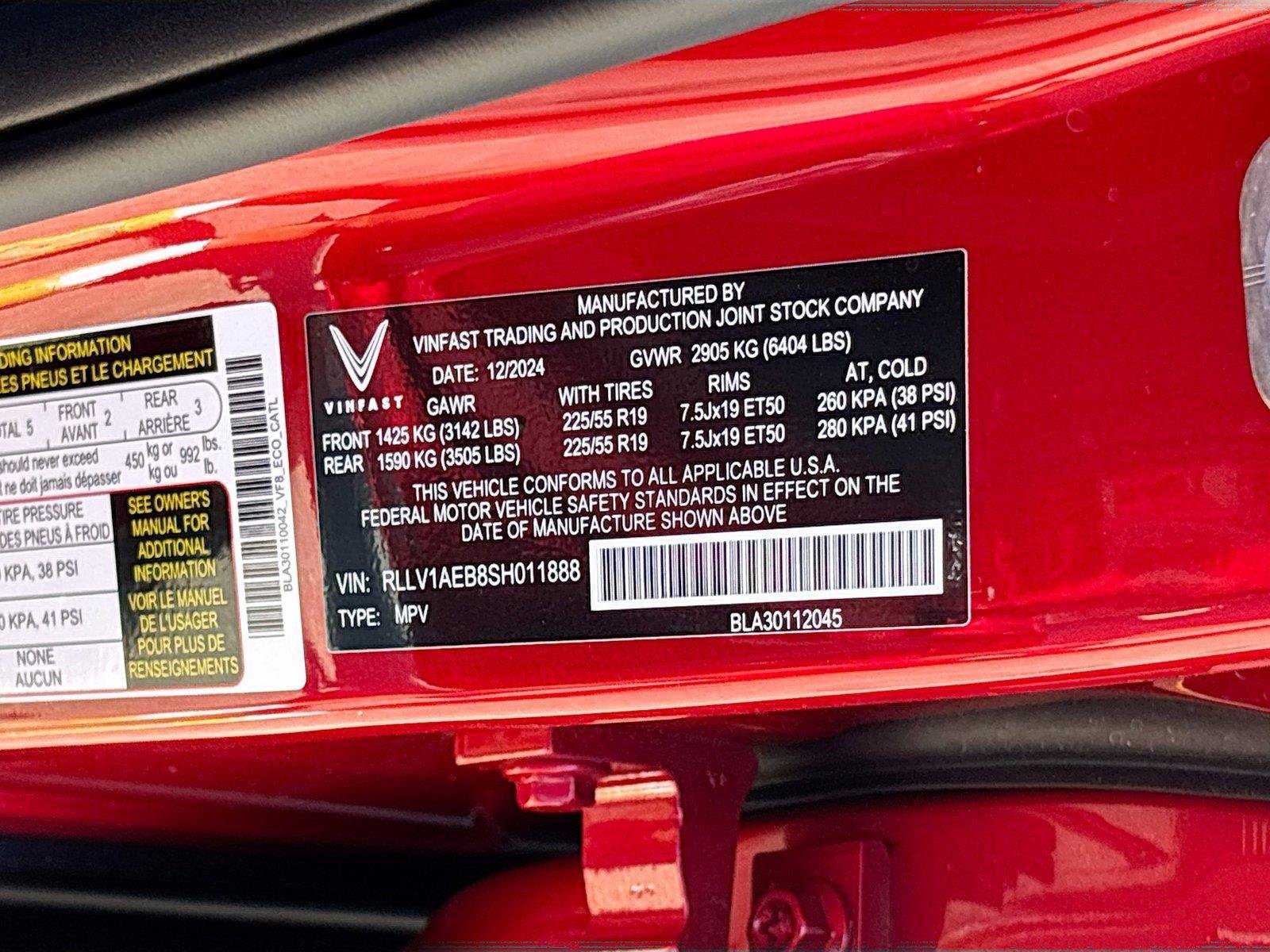 New 2025 VinFast VF 8 Eco AWD/4WD image 31