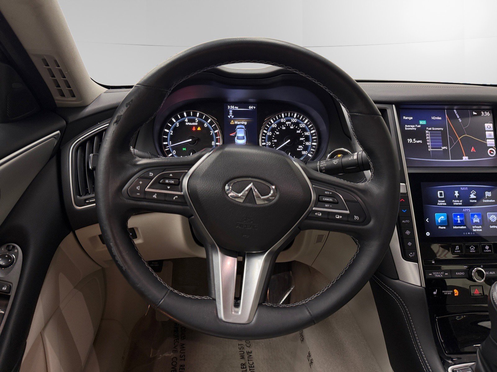 Used 2019 INFINITI Q50 Luxe w/ Essential Package (3.0T Luxe) AWD/4WD image 12