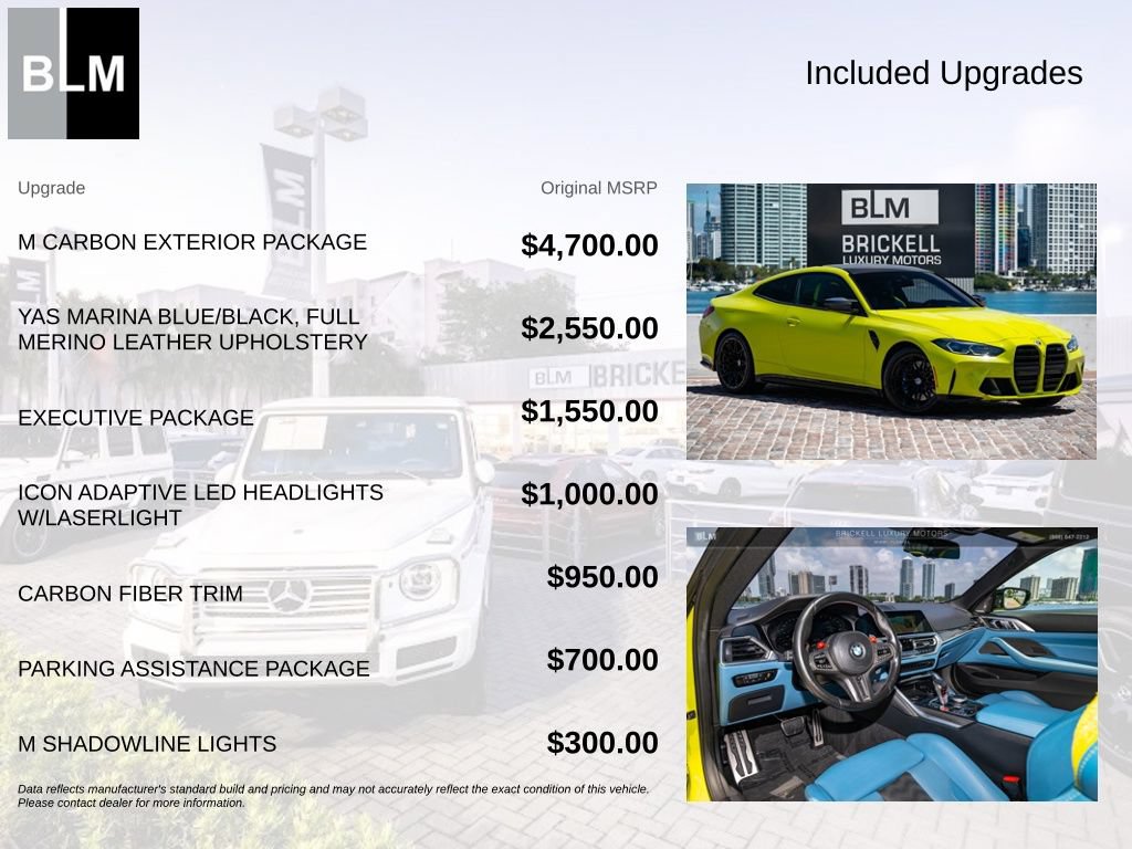Used 2023 BMW M4 xDrive Competition w/ M Carbon Exterior Package AWD/4WD image 9