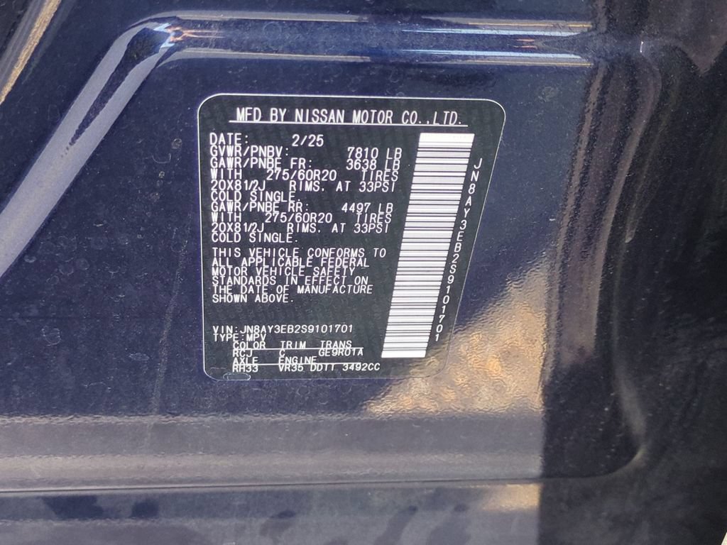 Used 2025 Nissan Armada Platinum AWD/4WD image 38