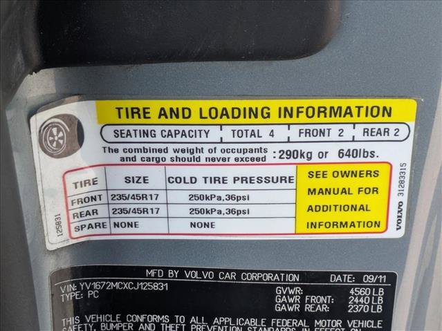 Used 2012 Volvo C70 T5 FWD image 14