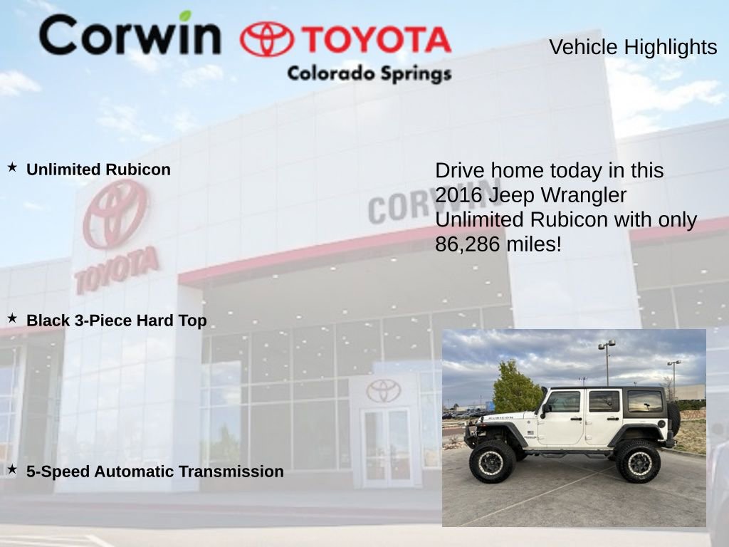 Used 2016 Jeep Wrangler Unlimited Rubicon image 6