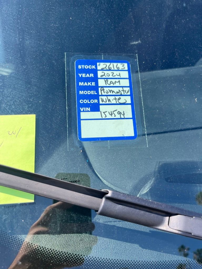 Used 2024 RAM ProMaster 2500 w/ Safety Group image 21