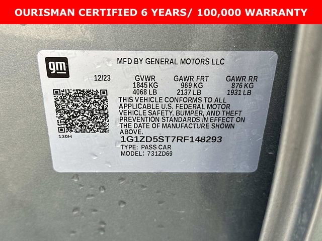 Certified 2024 Chevrolet Malibu LT image 31