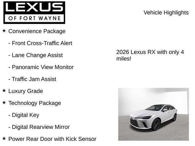 New 2026 Lexus RX 350 AWD image 7