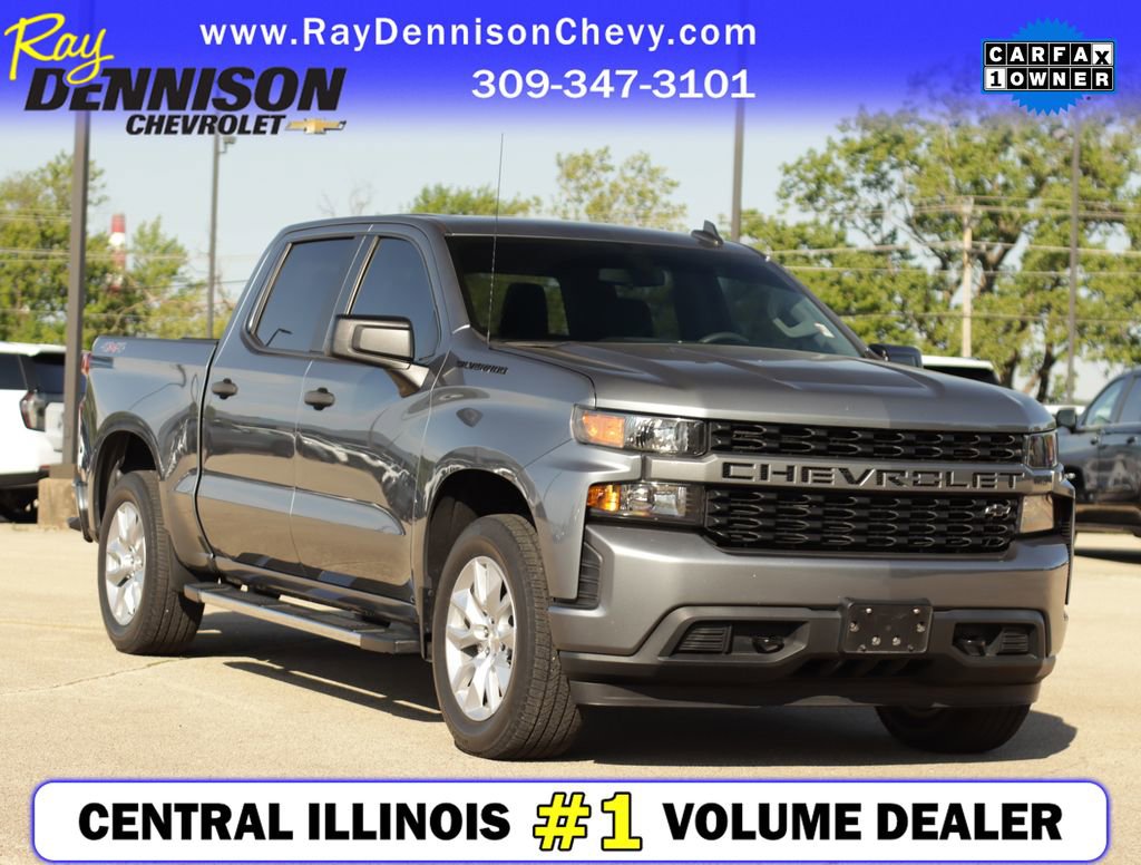 Used 2020 Chevrolet Silverado 1500 Custom w/ Custom Value Package AWD/4WD image 1