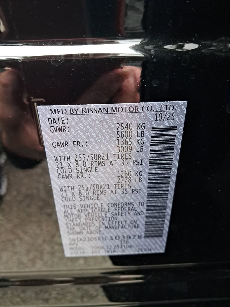 New 2026 Nissan Murano Platinum w/ Cargo Package image 31