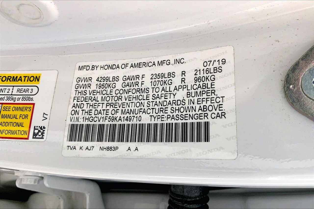 Used 2019 Honda Accord EX-L image 33