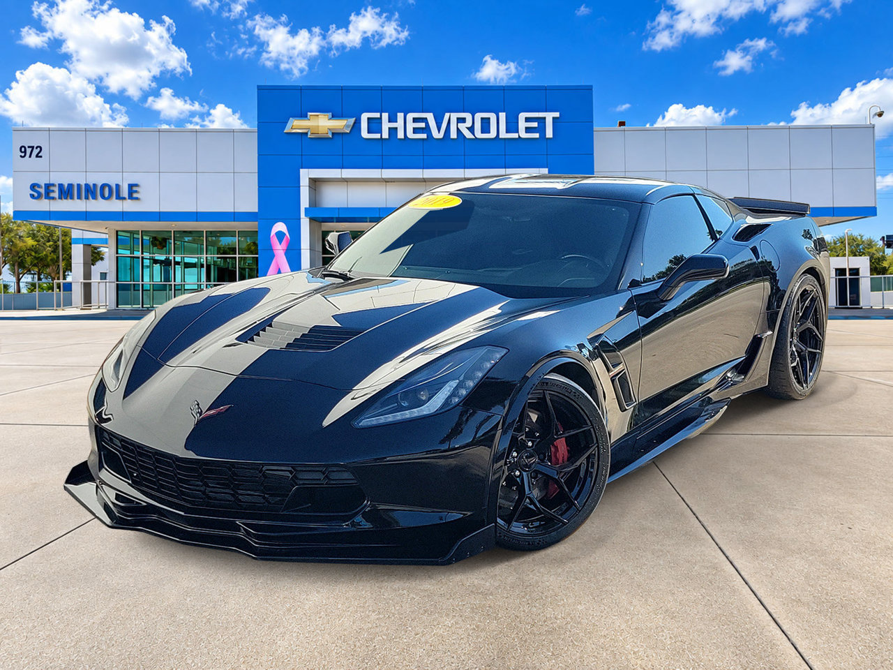 Certified 2019 Chevrolet Corvette Grand Sport w/ Carbon Flash Badge Package RWD image 1