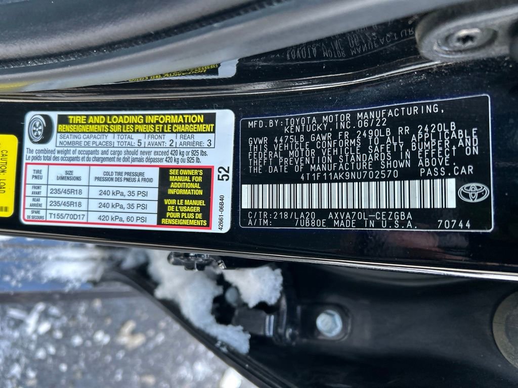 Used 2022 Toyota Camry XLE image 31