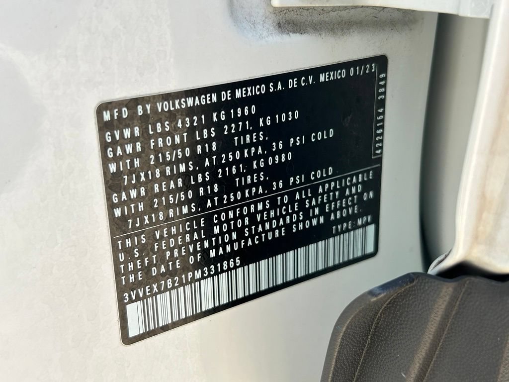 Certified 2023 Volkswagen Taos SE w/ Panoramic Sunroof Package FWD image 48