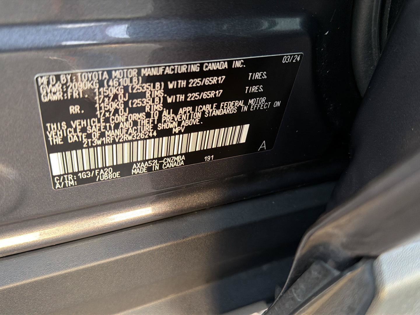 Certified 2024 Toyota RAV4 XLE w/ Convenience Package FWD image 42