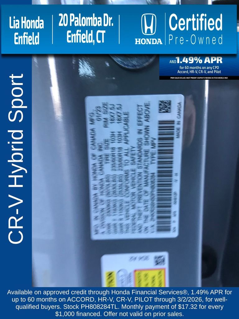 Certified 2023 Honda CR-V Sport image 15
